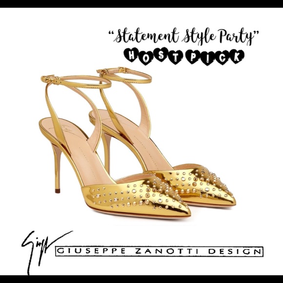 ALMOST GONE New giuseppe zanotti studded gold heel - Picture 3 of 8